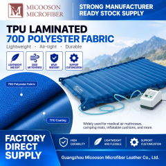 70D polyester fabric laminated with TPU on one side