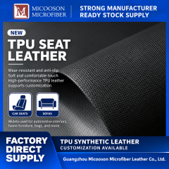 Diamond-embossed TPU leather
