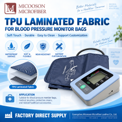 TPU material for blood pressure monitor pouches