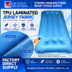 TPU laminated to tricot fabric (single-sided lamination)