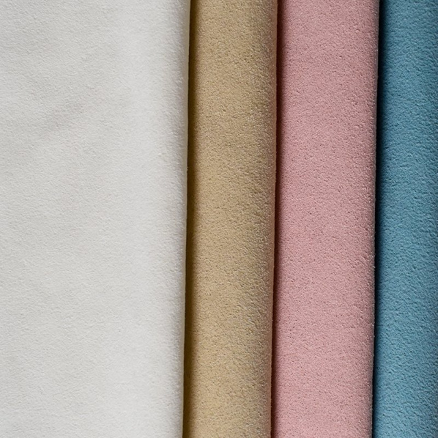 0.7mm High Abrasion Resistance High Tearing Strength Suede for Shoes