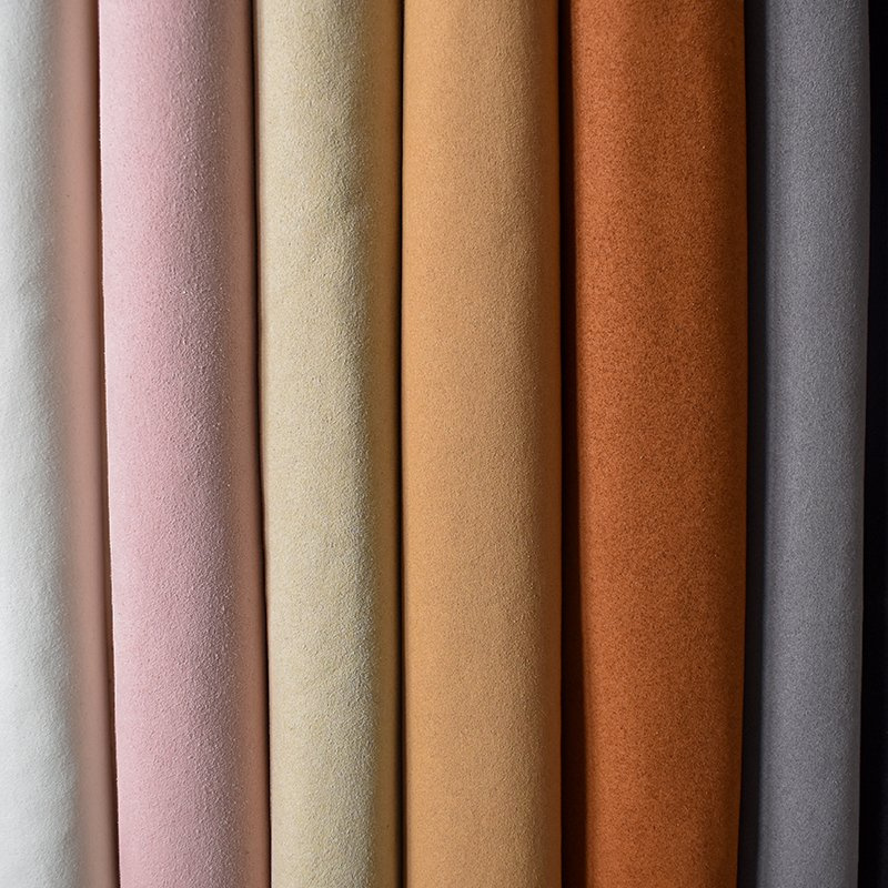 0.5mm Hydrolysis Resistant Waterproof Suede PU Synthetic Microfiber for Shoes