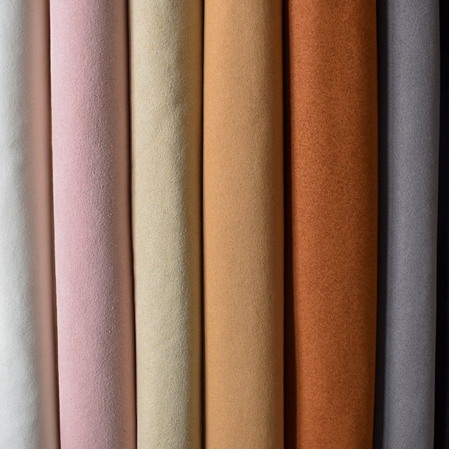 0.5mm Hydrolysis Resistant Waterproof Suede PU Synthetic Microfiber for Shoes