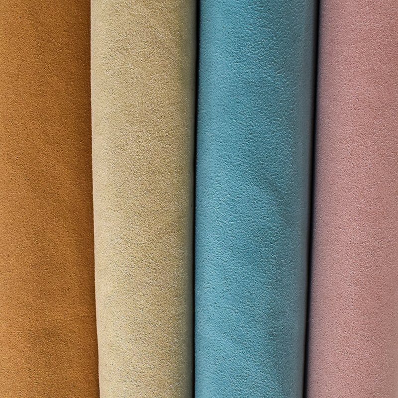0.5mm Hydrolysis Resistant Waterproof Suede PU Synthetic Microfiber for Shoes