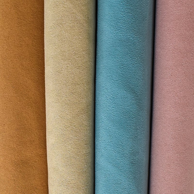 0.7mm High Abrasion Resistance High Tearing Strength Suede for Shoes