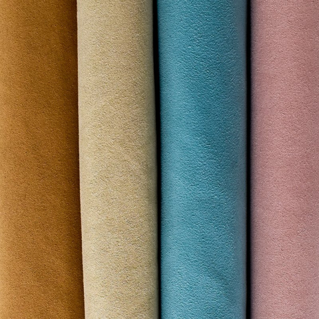 0.5mm Hydrolysis Resistant Waterproof Suede PU Synthetic Microfiber for Shoes