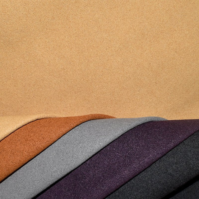 Great Flexibility Breathable Microfiber Suede Leather for Shoes
