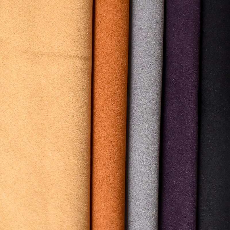 0.5mm Hydrolysis Resistant Waterproof Suede PU Synthetic Microfiber for Shoes