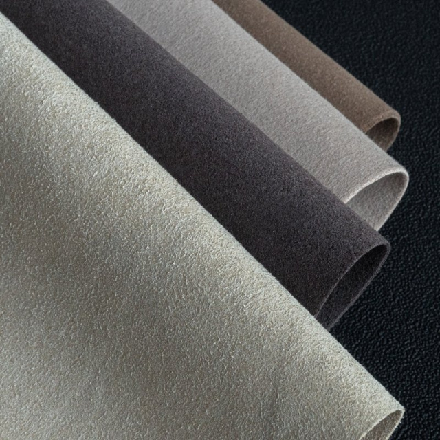 1.8-2.0mm Synthetic Microfiber Suede Leather for Work Shoes