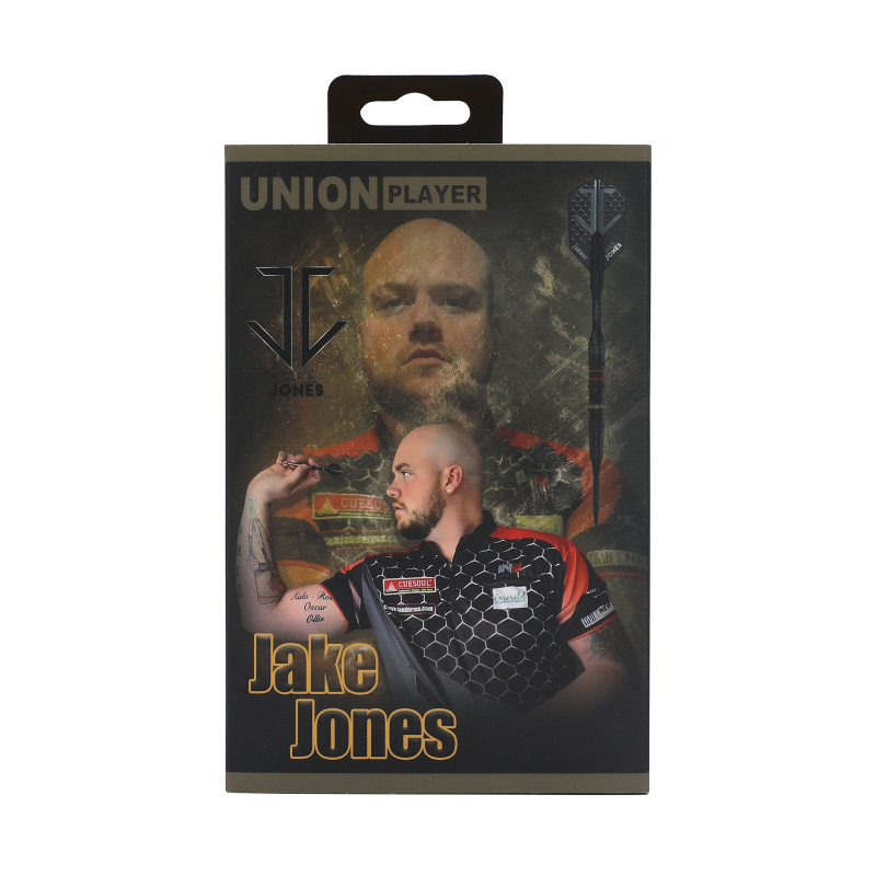 CUESOUL Jake Jones 24g 90% Tungsten Steel Tip Dart Barrels,Black Coated