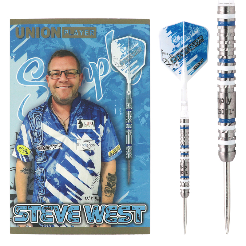 CUESOUL Steve West 22g 90% Tungsten Steel Tip Dart Barrels