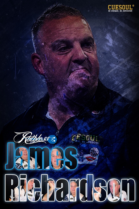 CUESOUL JAMES RICHARDSON "RUTHLESS" 25g 90% Tungsten Steel Tip Dart Barrels,Oil Paint Special Edition
