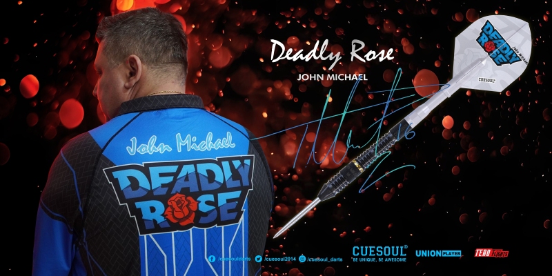 CUESOUL John Michael 23g 90% Tungsten Steel Tip Dart Barrels,Oil Paint Special Edition