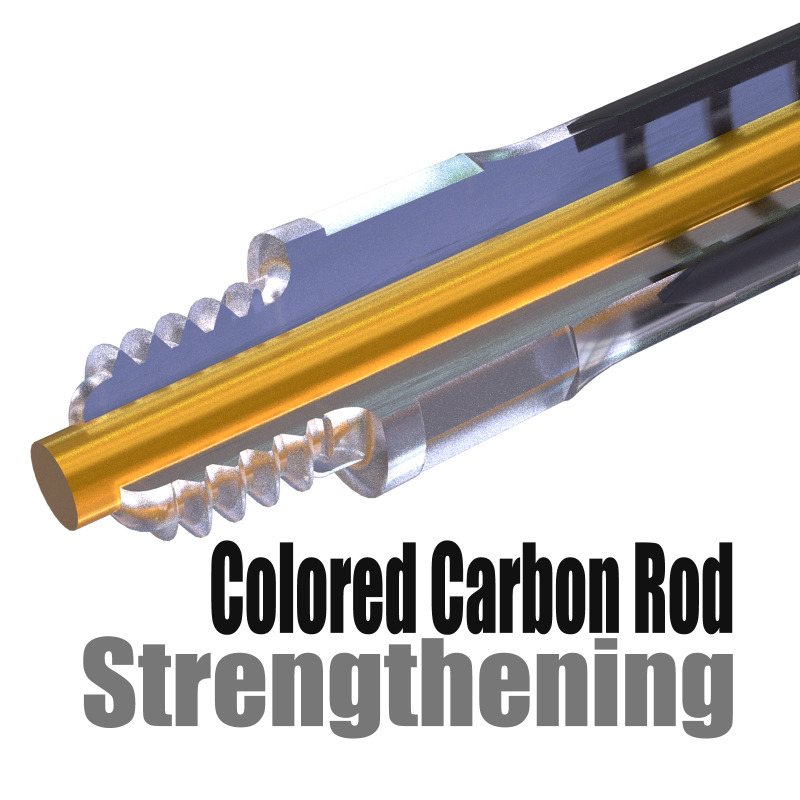 CUESOUL ROST T19 Carbon Integrated Dart Shaft and Flight Standard Shape,Set of 3