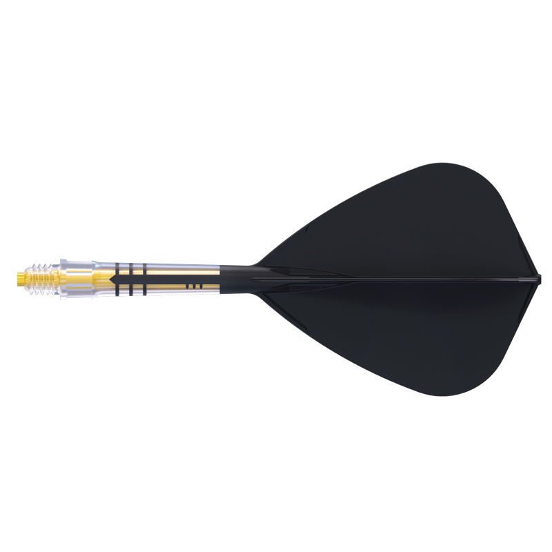 CUESOUL ROST T19 Carbon Integrated Dart Shaft and Flight ,Kite Shape,Set of 3