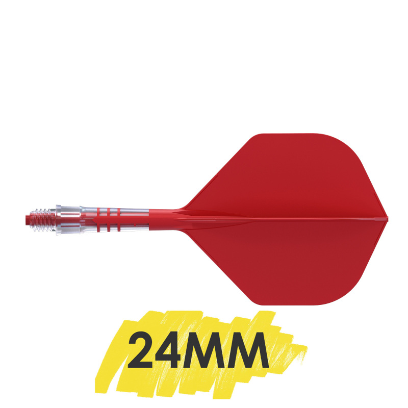 CUESOUL ROST T19 Carbon Integrated Dart Shaft and Flight Standard Shape,Set of 3