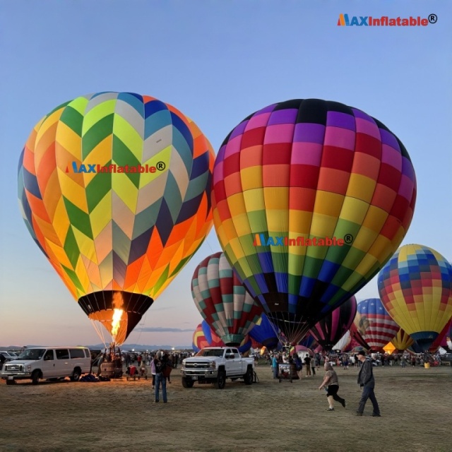 6 P hot air balloon ride from maxinflatable 