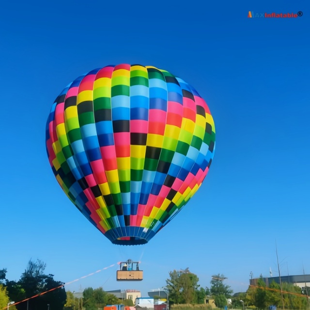 CACC Certificate 8 Passenger Inflatable Hot Air Balloon for Scenic Sky Rides