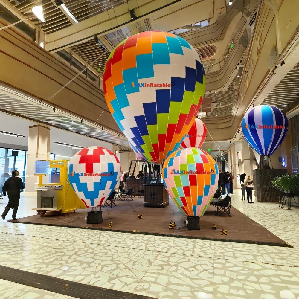 Cozy Indoor Coffee Shop  Restaurant Hot Air Balloon Decor