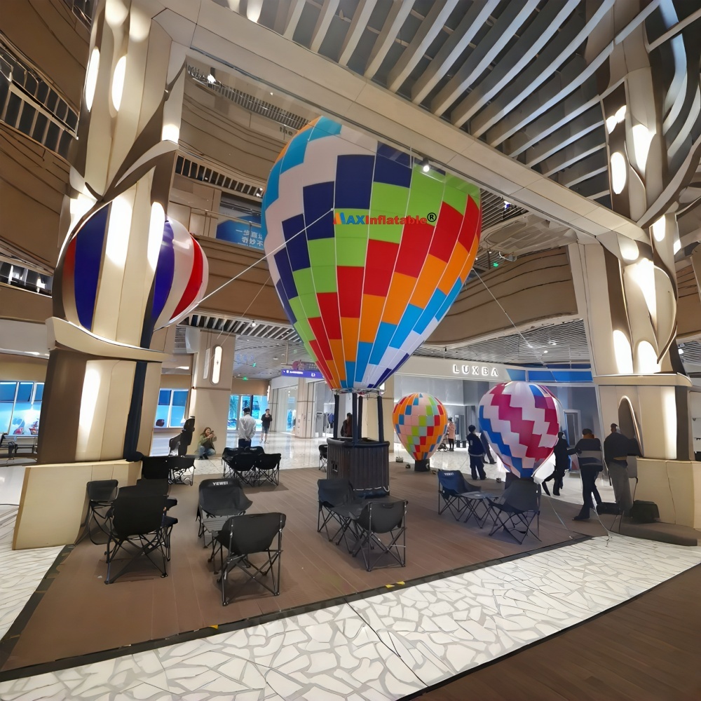 Cozy Indoor Coffee Shop  Restaurant Hot Air Balloon Decor