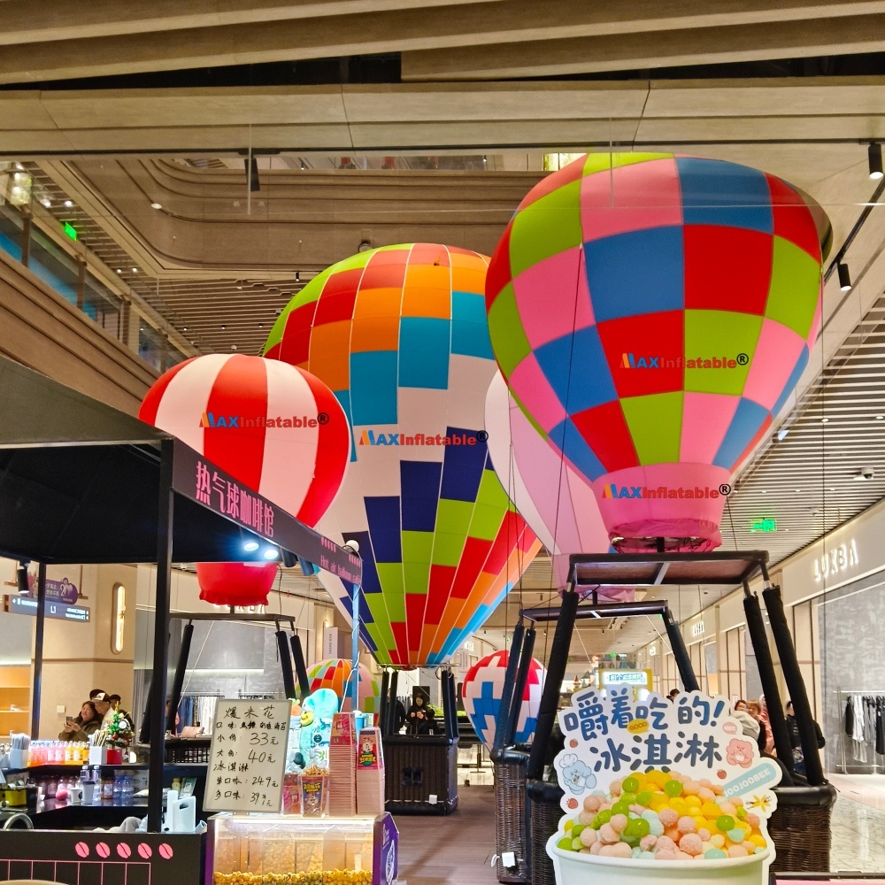 Cozy Indoor Coffee Shop  Restaurant Hot Air Balloon Decor