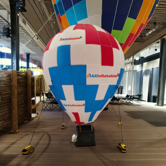 Cozy Indoor Coffee Shop  Restaurant Hot Air Balloon Decor