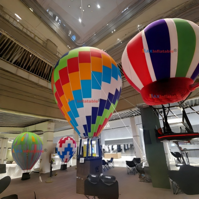 Cozy Indoor Coffee Shop  Restaurant Hot Air Balloon Decor