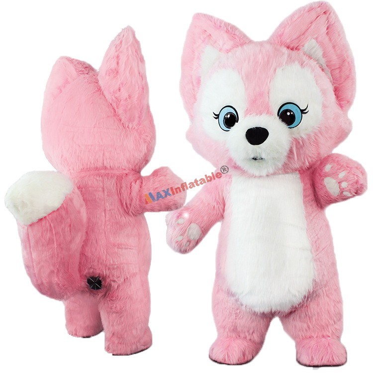Inflatable LinaBell Fox Mascot Costume