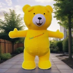 Inflatable Plush Teddy Bear Mascot Costume