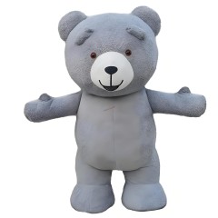 Inflatable Plush Teddy Bear Mascot Costume