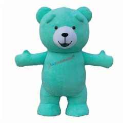 Inflatable Plush Teddy Bear Mascot Costume