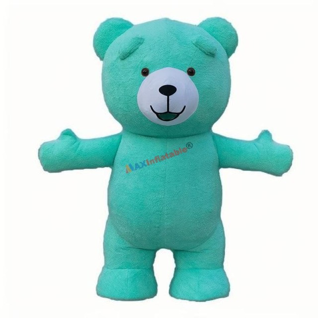 Inflatable Plush Teddy Bear Mascot Costume