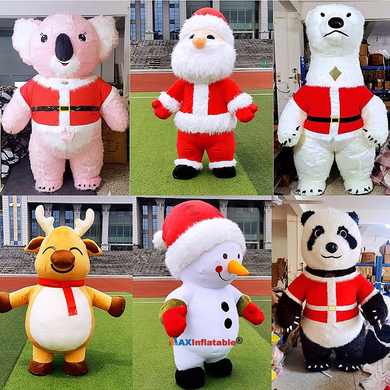 Inflatable Christmas Party Mascot Costume