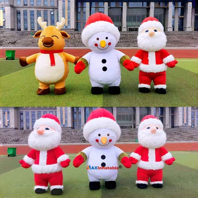 Inflatable Christmas Party Mascot Costume