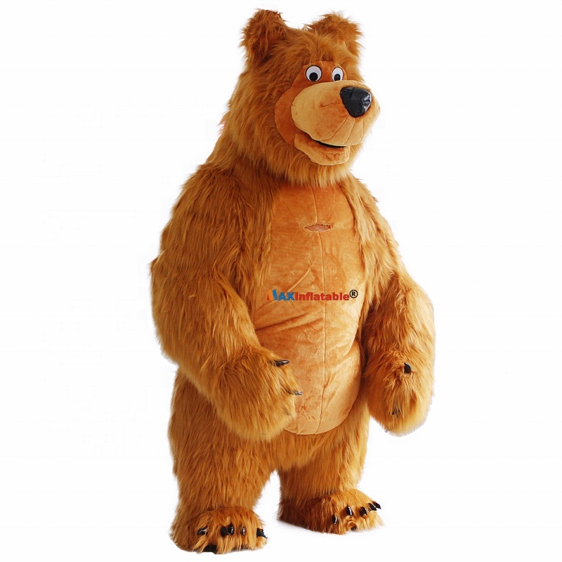 Inflatable Masha Bear Mascot Costume from Maxinflatable