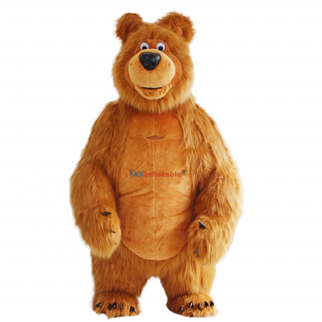 Inflatable Masha Bear Mascot Costume from Maxinflatable