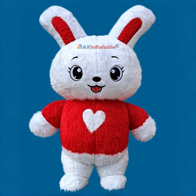 Inflatable Rabbit Mascot Costume from Maxinflatable