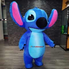 Inflatable Blue Stitch Mascot Costume from Maxinflatable