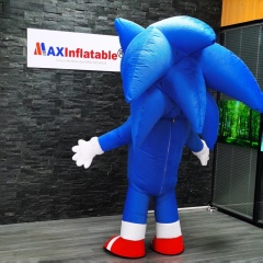 Inflatable Sonic Mascot Costume from Maxinflatable