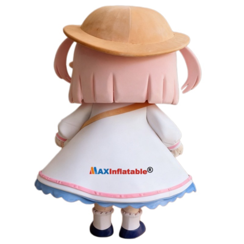 High-End Custom Foam Carving Girl Character Mascot Costume