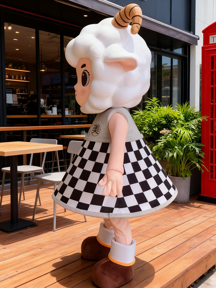 High-End Custom Foam Carving Mascot Costume – No Battery/Fan