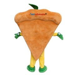 EVA inner mold with crystal super softer fabric Pizza mascot costume