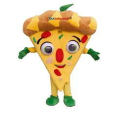 EVA inner mold with crystal super softer fabric Pizza mascot costume