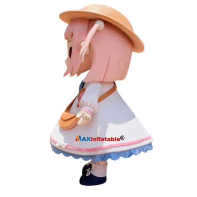 High-End Custom Foam Carving Girl Character Mascot Costume