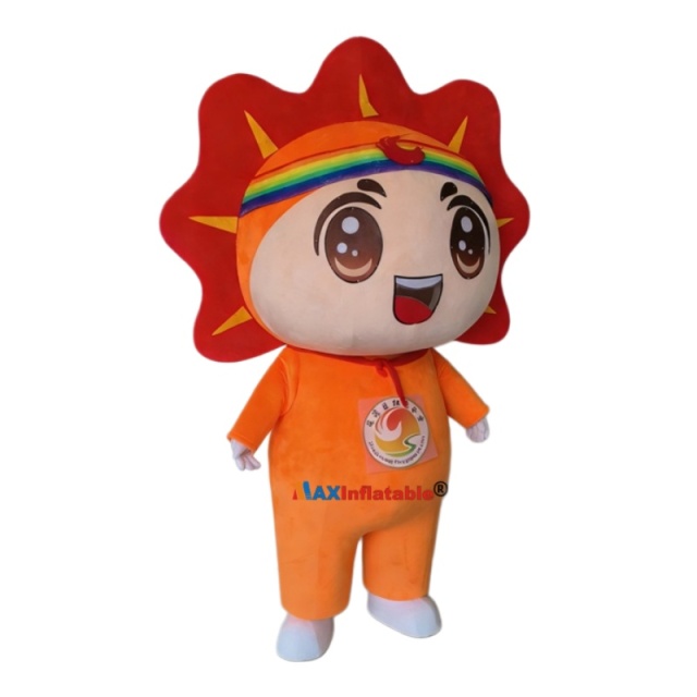 EVA inner mold with crystal super softer fabric Flower mascot costume