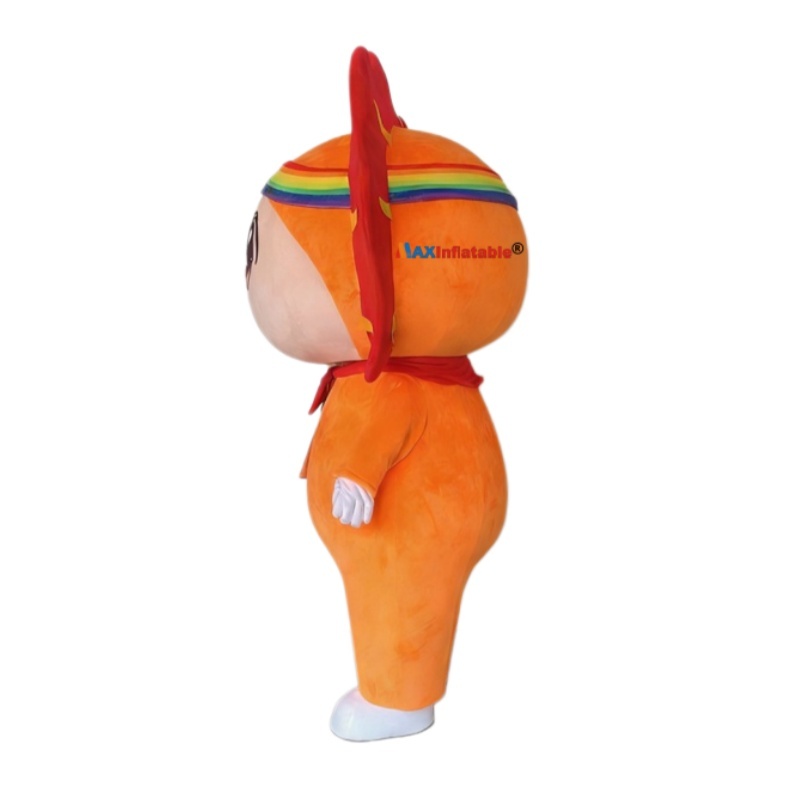EVA inner mold with crystal super softer fabric Flower mascot costume