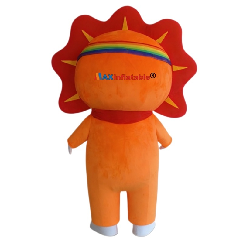 EVA inner mold with crystal super softer fabric Flower mascot costume