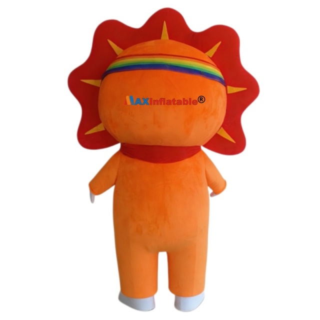 EVA inner mold with crystal super softer fabric Flower mascot costume