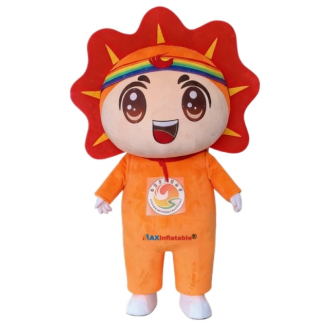 EVA inner mold with crystal super softer fabric Flower mascot costume