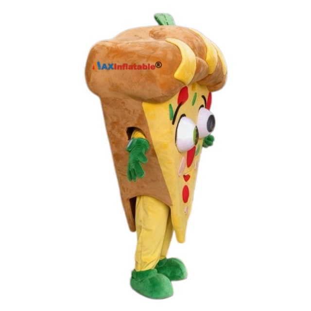 EVA inner mold with crystal super softer fabric Pizza mascot costume